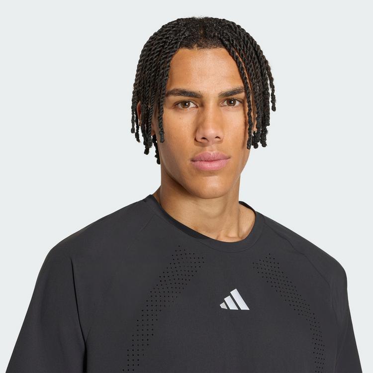 adidas adidas ADI365 Aspyre Laufshirt T-Shirt Herren - Black - 0 | SportScheck