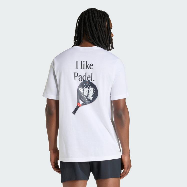 adidas adidas PADEL CATEGORY GRAFIK T-SHIRT T-Shirt Herren - White - 1 | SportScheck