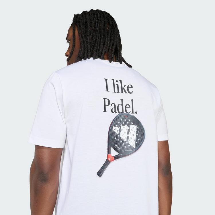 adidas adidas PADEL CATEGORY GRAFIK T-SHIRT T-Shirt Herren - White - 1 | SportScheck