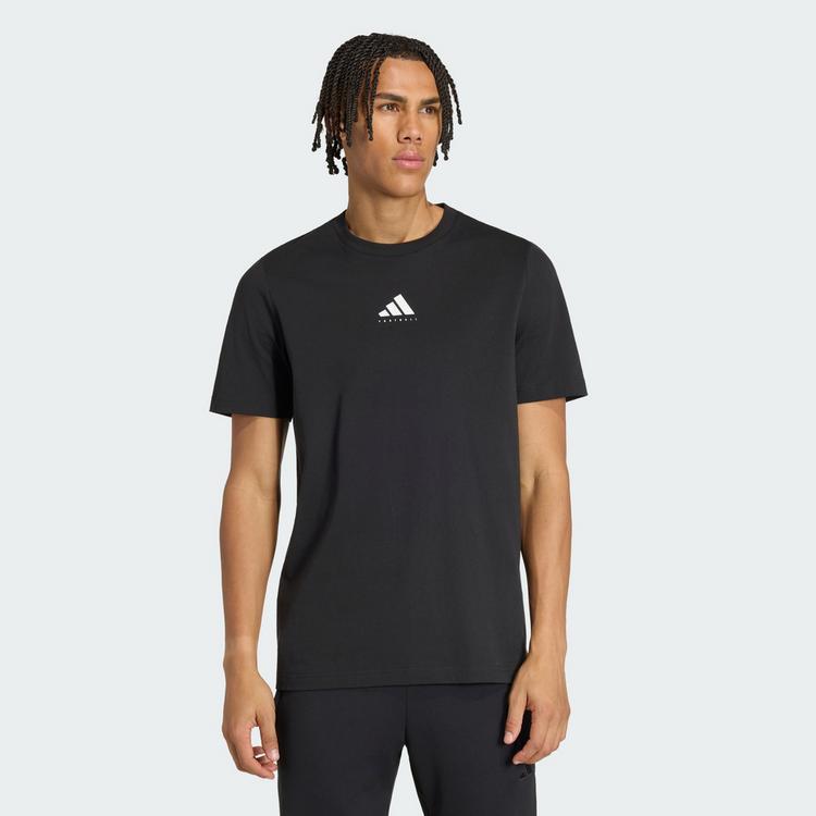 adidas adidas FOOTBALL CATEGORY GRAFIK T-SHIRT Funktionsshirt Herren - Black - 0 | SportScheck