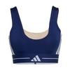 adidas Hyperglam 3-Streifen Color Block BH Damen - Dark Blue