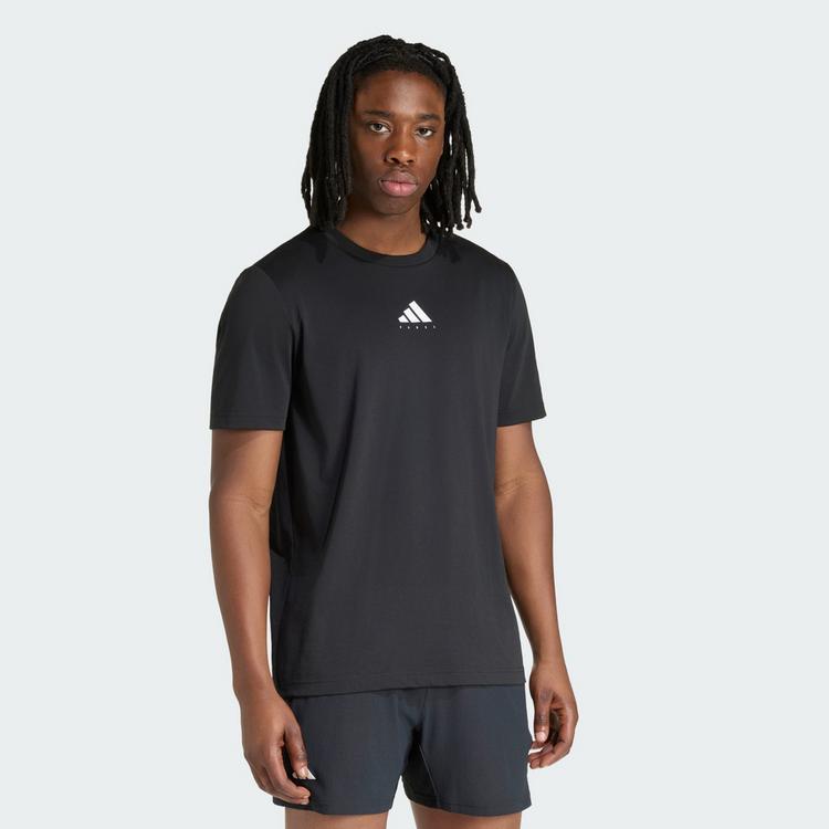 adidas adidas PADEL CATEGORY GRAFIK T-SHIRT T-Shirt Herren - Black - 0 | SportScheck