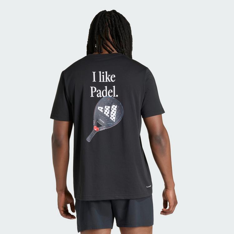 adidas adidas PADEL CATEGORY GRAFIK T-SHIRT T-Shirt Herren - Black - 1 | SportScheck