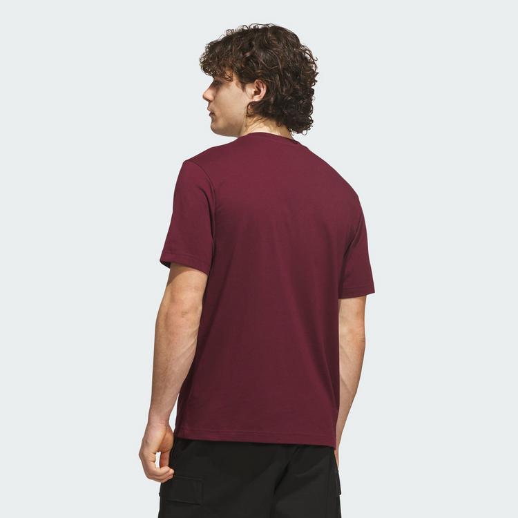 adidas adidas Varsity Tailsweep Grafik T-Shirt T-Shirt Herren - Maroon - 1 | SportScheck