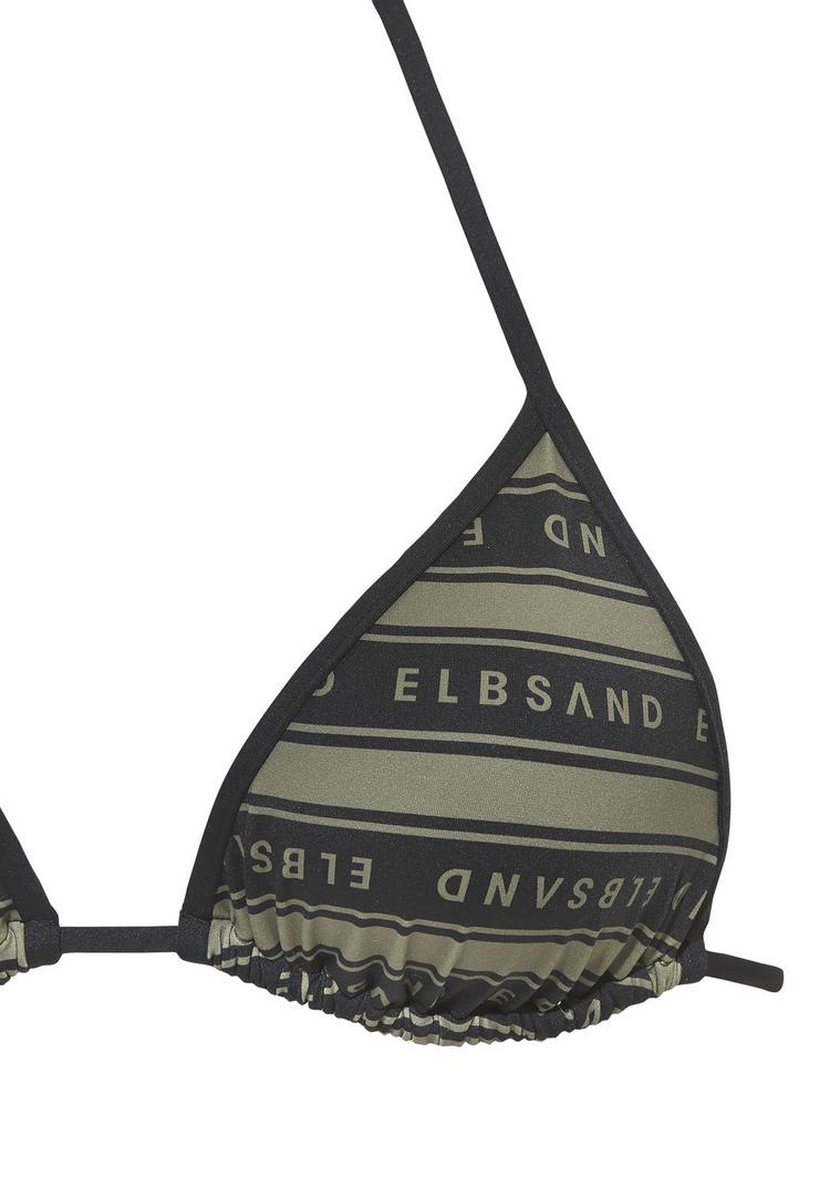 ELBSAND ELBSAND Triangel-Bikini Bikini Set Damen - olive-schwarz - 0 | SportScheck