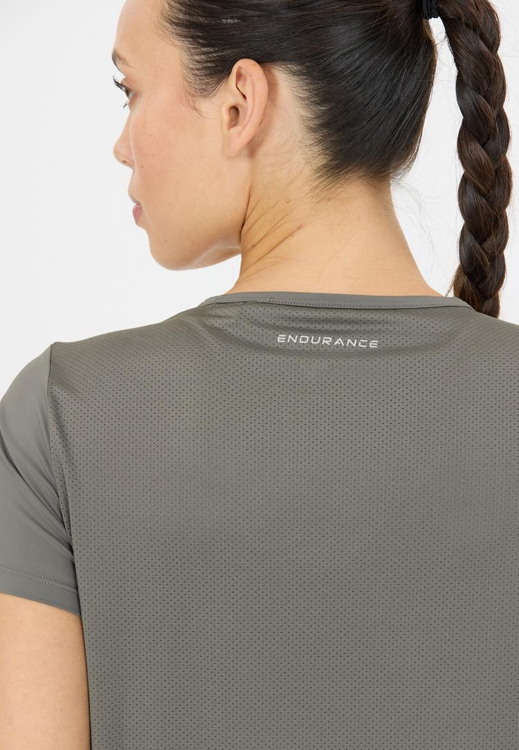 Endurance Endurance Barrbara Laufshirt Damen - 1013 Gunmetal - 1 | SportScheck