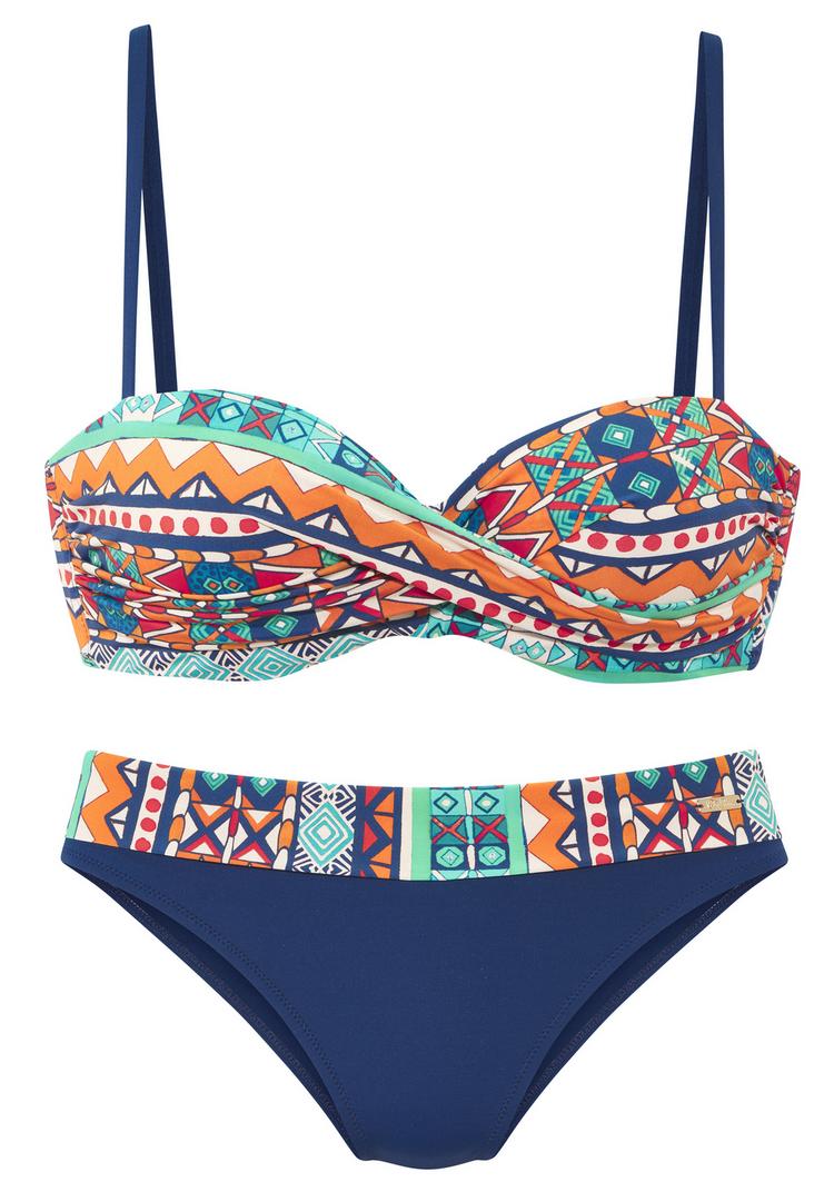 Buffalo Buffalo B&uuml;gel-Bandeau-Bikini Bikini Set Damen - blau - 0 | SportScheck