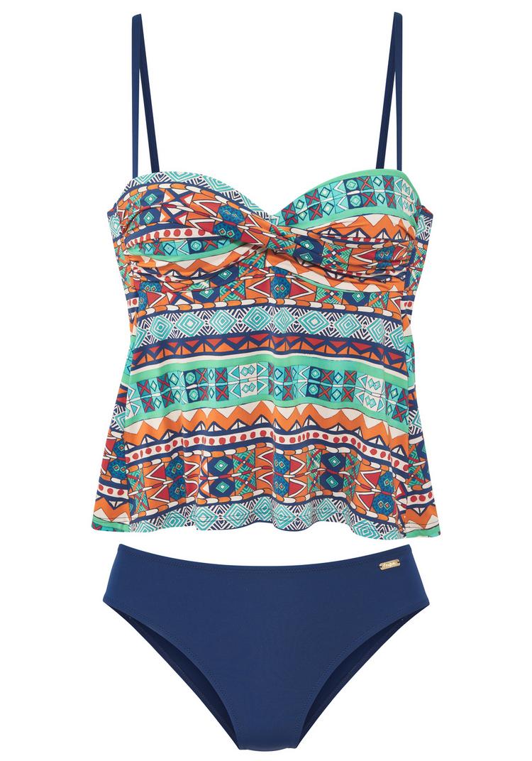 Buffalo Buffalo B&uuml;gel-Tankini Bikini Set Damen - blau - 0 | SportScheck
