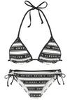 ELBSAND Triangel-Bikini Bikini Set Damen - wei&szlig;-schwarz