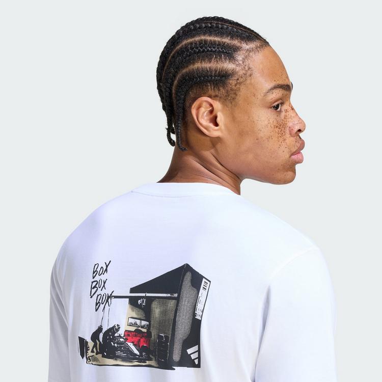 adidas adidas MOTORSPORT BOX 3 GRAFIK T-SHIRT T-Shirt Herren - White - 1 | SportScheck