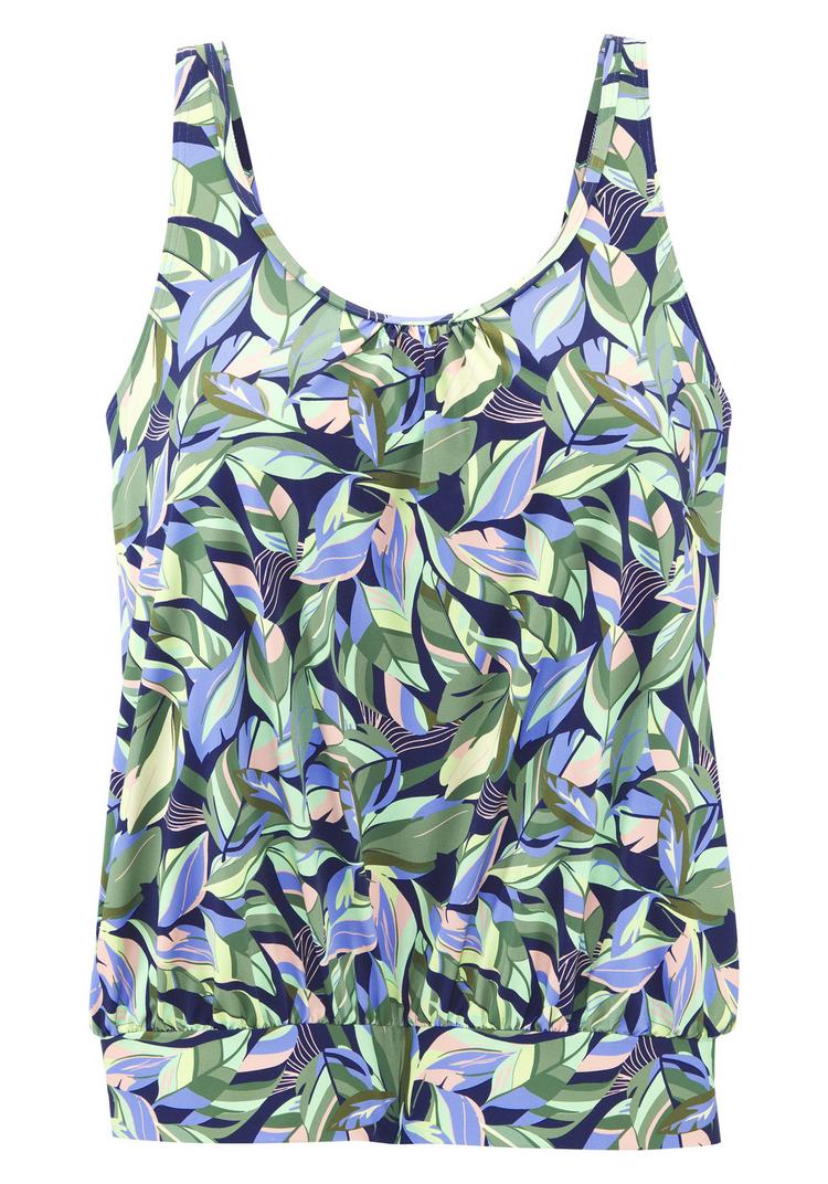 S.OLIVER S.OLIVER Tankini-Top Bikini Oberteil Damen - gr&uuml;n-blau bedruckt - 0 | SportScheck