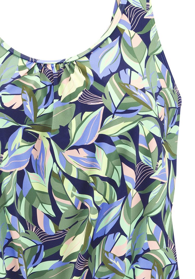 S.OLIVER S.OLIVER Tankini-Top Bikini Oberteil Damen - gr&uuml;n-blau bedruckt - 0 | SportScheck