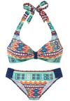 Buffalo Triangel-Bikini Bikini Set Damen - blau