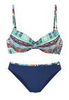 Buffalo B&uuml;gel-Bikini Bikini Set Damen - blau