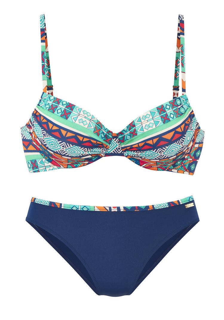 Buffalo Buffalo B&uuml;gel-Bikini Bikini Set Damen - blau - 0 | SportScheck