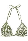 Buffalo Triangel-Bikini-Top Bikini Oberteil Damen - oliv-creme