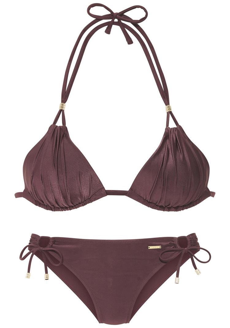 BRUNO BANANI BRUNO BANANI Triangel-Bikini Bikini Set Damen - kaffee - 0 | SportScheck