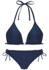 S.OLIVER Triangel-Bikini Bikini Set Damen - marine