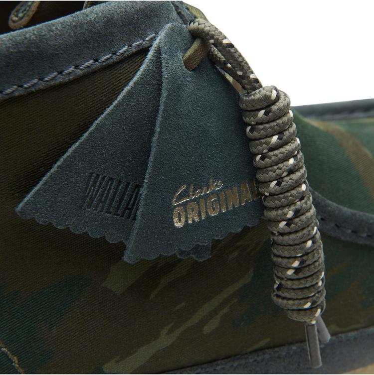 Clarks Originals Clarks Originals Wallabee Boot Halbschuhe Herren - 3099 Grn Camouflage - 4 | SportScheck