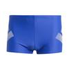 adidas BIG BARS BOXER-BADEHOSE Badehose Herren - Semi Lucid Blue / White