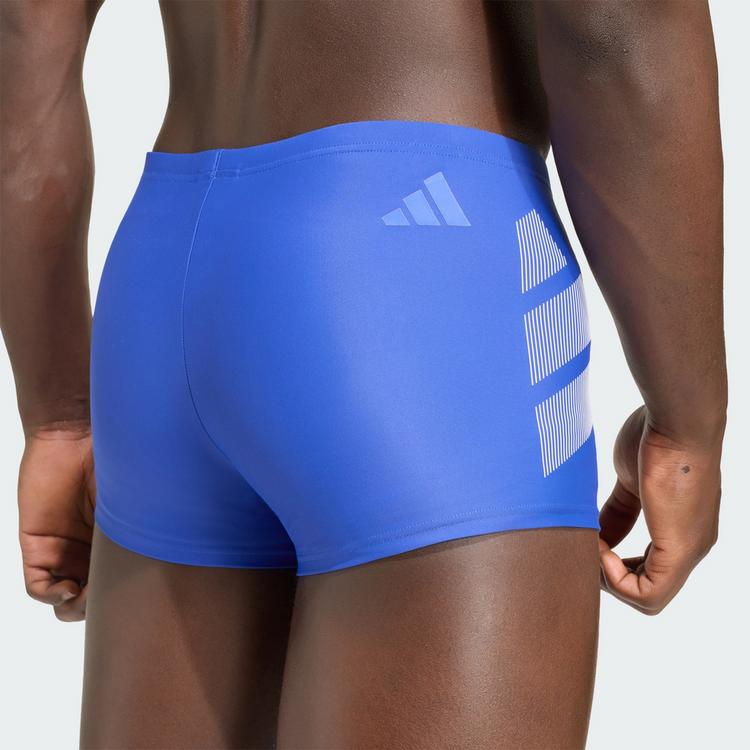 adidas adidas BIG BARS BOXER-BADEHOSE Badehose Herren - Semi Lucid Blue / White - 0 | SportScheck