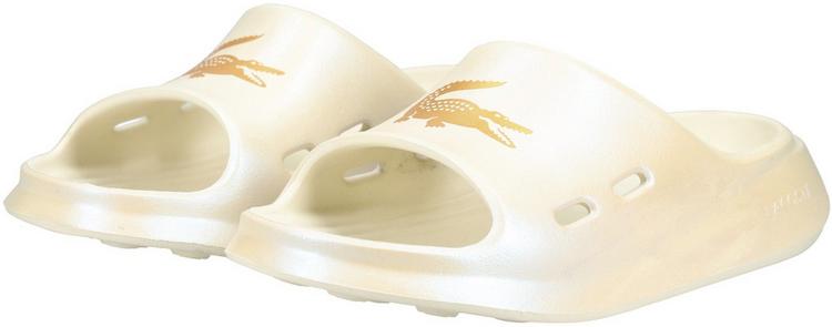 Lacoste Lacoste Pantoletten Freizeitschuhe Damen - Wei&szlig;/Gold - 0 | SportScheck