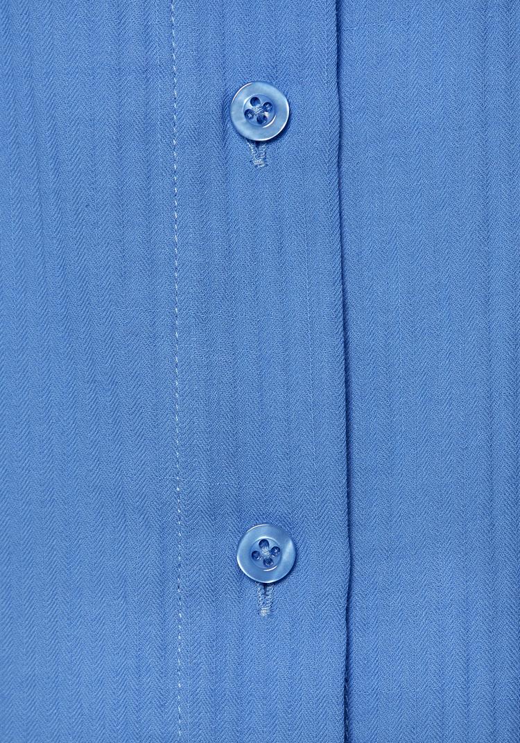 Vivance Vivance Hemdbluse Kurzarmbluse Damen - blau - 0 | SportScheck