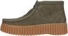 Clarks Torhill Moss Dark Green Nub Halbschuhe Damen - 3001C Dark Green Nub