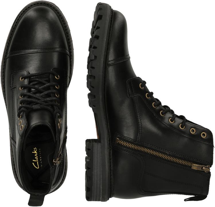 Clarks Clarks Clarkridge Hi Black Leather Stiefel Herren - 1216 Black Leather - 2 | SportScheck