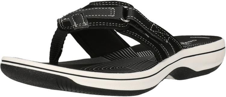 Clarks Clarks Brinkley Sea Zehentrenner Damen - 1001N Black Synthetic - 0 | SportScheck