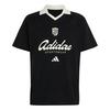 adidas LUX TIRO SCRIPT GRAFIK POLOSHIRT T-Shirt Herren - Black / Off White
