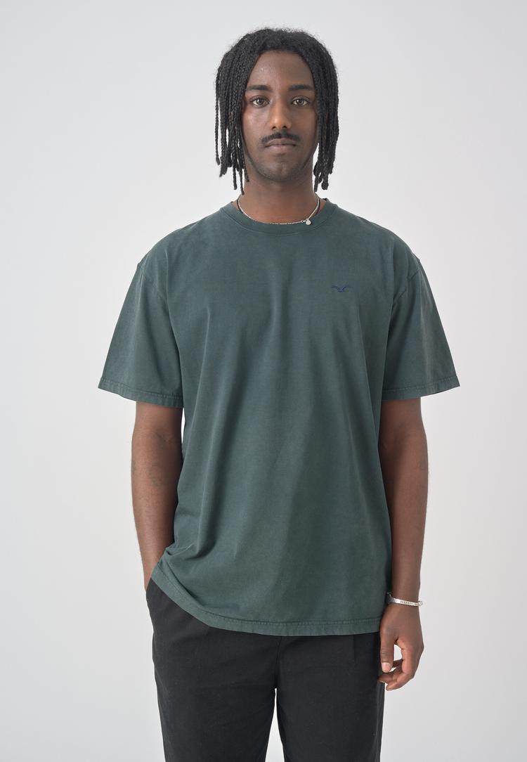 Cleptomanicx Cleptomanicx Boxy Tee Ligull Washed T-Shirt Herren - Blue Graphite - 1 | SportScheck