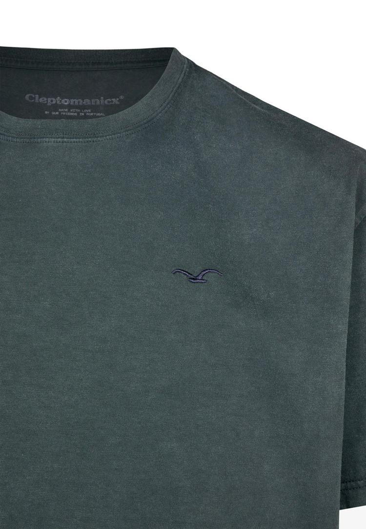 Cleptomanicx Cleptomanicx Boxy Tee Ligull Washed T-Shirt Herren - Blue Graphite - 3 | SportScheck