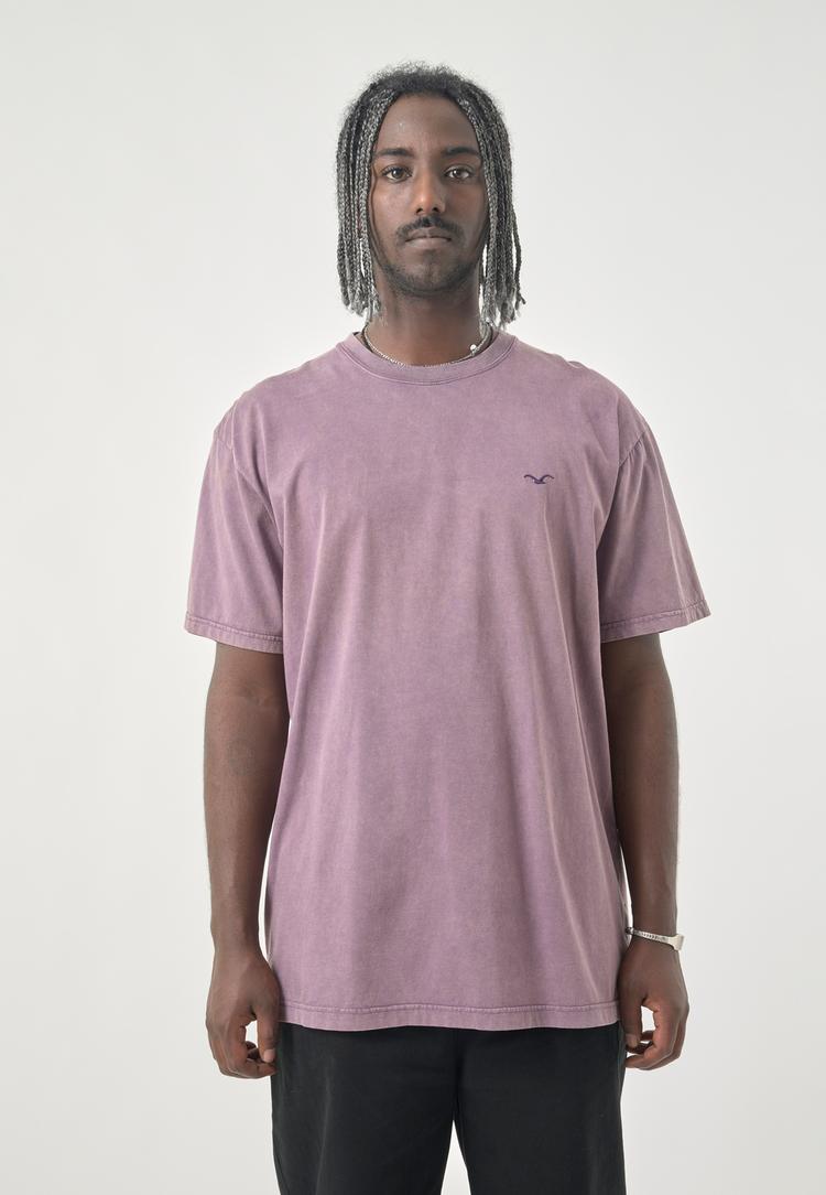 Cleptomanicx Cleptomanicx Boxy Tee Ligull Washed T-Shirt Herren - Plum Perfect - 0 | SportScheck