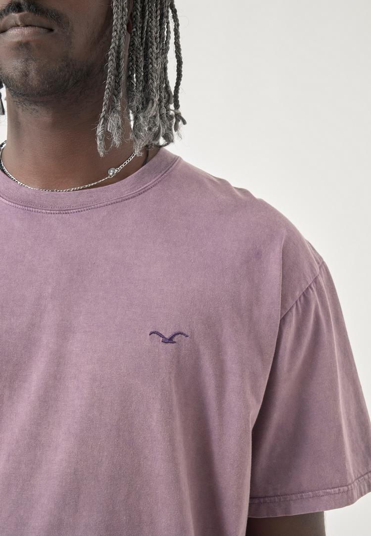 Cleptomanicx Cleptomanicx Boxy Tee Ligull Washed T-Shirt Herren - Plum Perfect - 2 | SportScheck