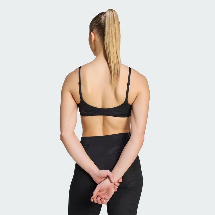 adidas adidas All Me Sport-BH, leichter Halt, gerippt BH Damen - Black - 1 | SportScheck