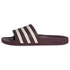 adidas Aqua adilette Badelatschen - Maroon / Off White / Off White