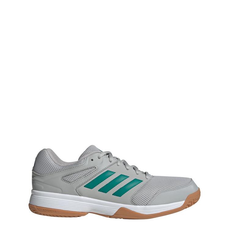 adidas adidas Speedcourt Hallenschuhe Hallenschuhe Herren - Grey Two / Equipment Green / Cloud White - 0 | SportScheck