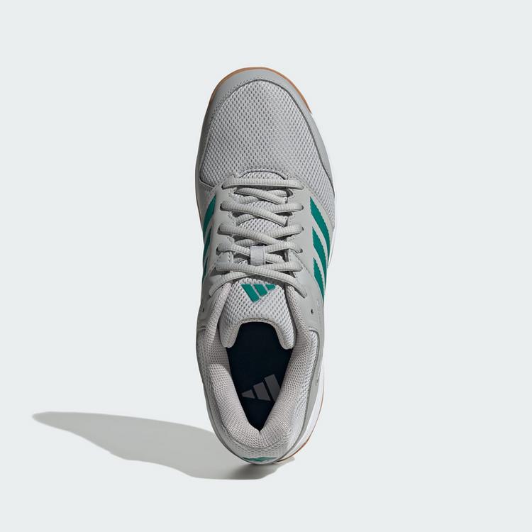 adidas adidas Speedcourt Hallenschuhe Hallenschuhe Herren - Grey Two / Equipment Green / Cloud White - 1 | SportScheck