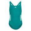 adidas 3-Streifen C-Back Kids Badeanzug Badeanzug Kinder - Equipment Green / Clear Mint
