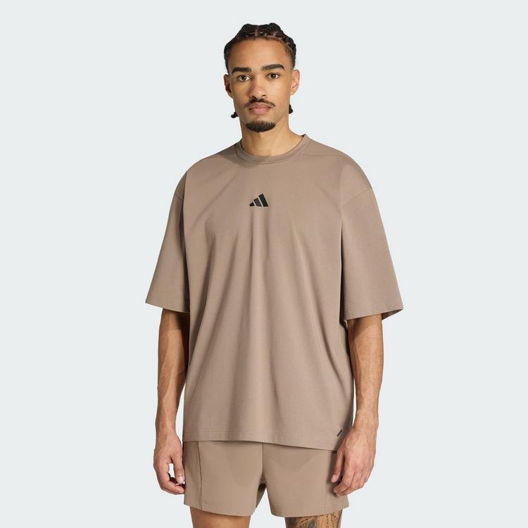 adidas adidas PrimeLift Workout T-Shirt, Oversize T-Shirt Herren - Khaki Six - 0 | SportScheck