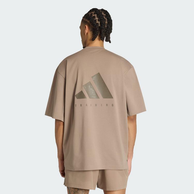 adidas adidas PrimeLift Workout T-Shirt, Oversize T-Shirt Herren - Khaki Six - 1 | SportScheck
