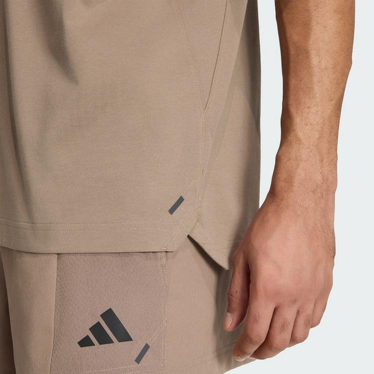 adidas adidas PrimeLift Workout T-Shirt, Oversize T-Shirt Herren - Khaki Six - 1 | SportScheck