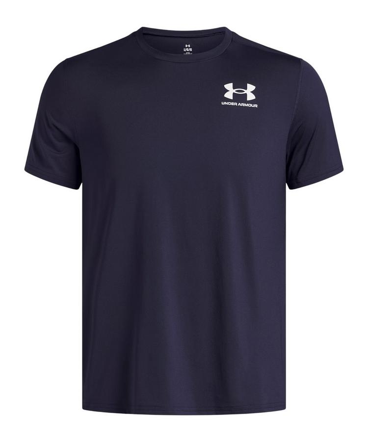 Under Armour Under Armour Heatgear Fitted SS T-Shirt Funktionsshirt Herren - blau - 0 | SportScheck