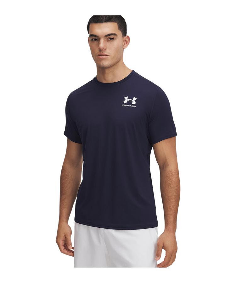 Under Armour Under Armour Heatgear Fitted SS T-Shirt Funktionsshirt Herren - blau - 0 | SportScheck