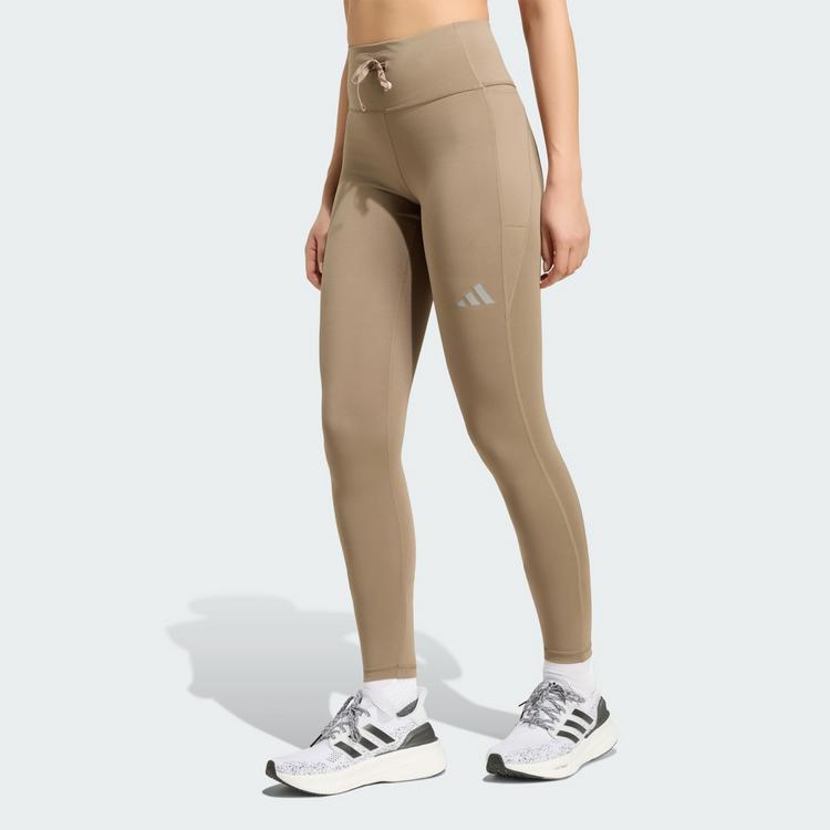 adidas adidas Run Essentials Leggings in voller L&auml;nge Lauftights Damen - Khaki Six - 0 | SportScheck