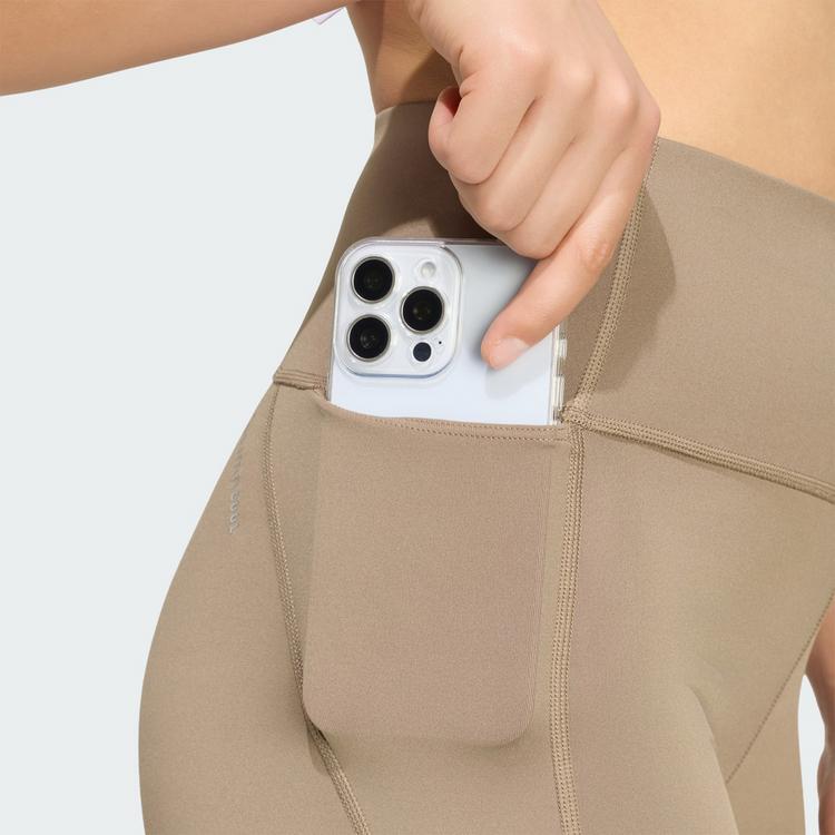 adidas adidas Run Essentials Leggings in voller L&auml;nge Lauftights Damen - Khaki Six - 0 | SportScheck