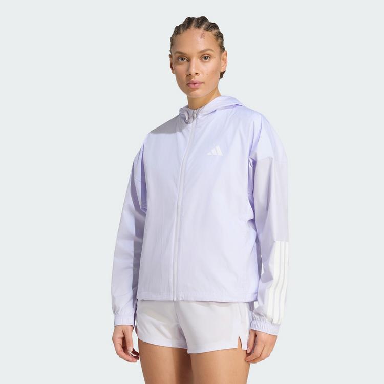 adidas adidas Hyperglam 3-Streifen Windbreaker Windbreaker Damen - Frozen Purple - 0 | SportScheck