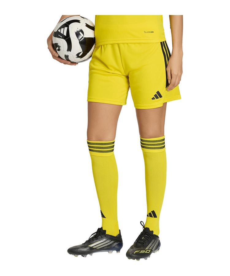 adidas adidas Tiro 26 League Short Damen Wei&szlig; Fu&szlig;ballshorts Damen - gelbschwarz - 0 | SportScheck