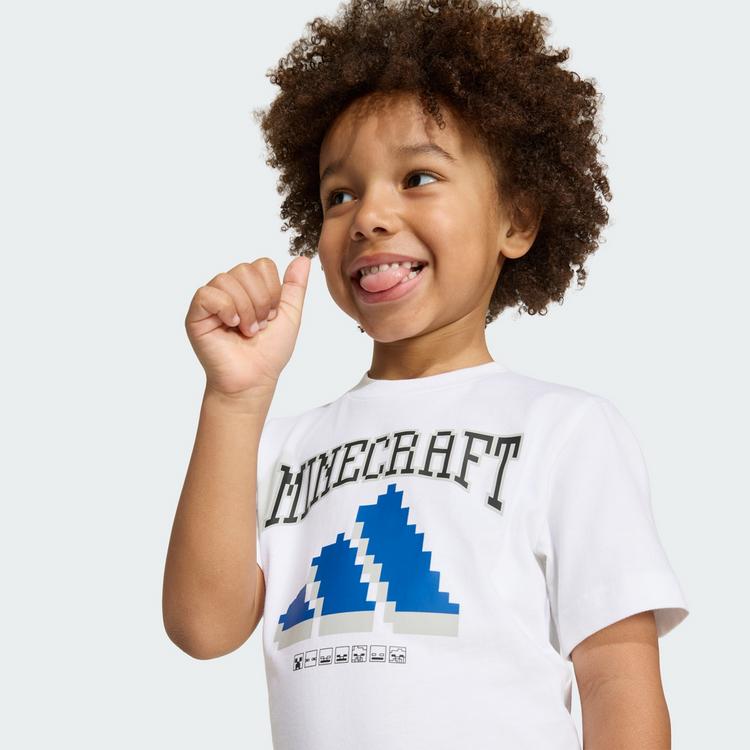 adidas adidas ADIDAS MINECRAFT T-SHIRT-SET Trainingsanzug Kinder - White - 0 | SportScheck